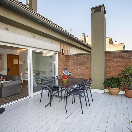 Con Gran Terraza En شقة *